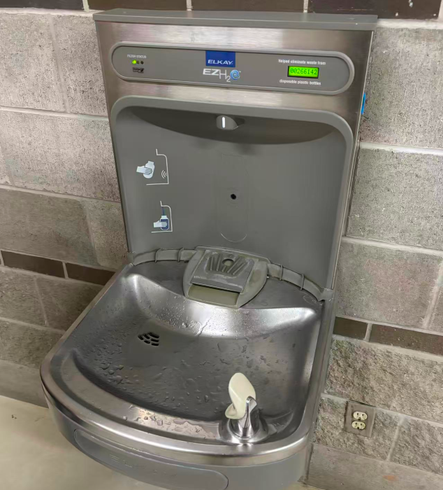Water dispenser sound