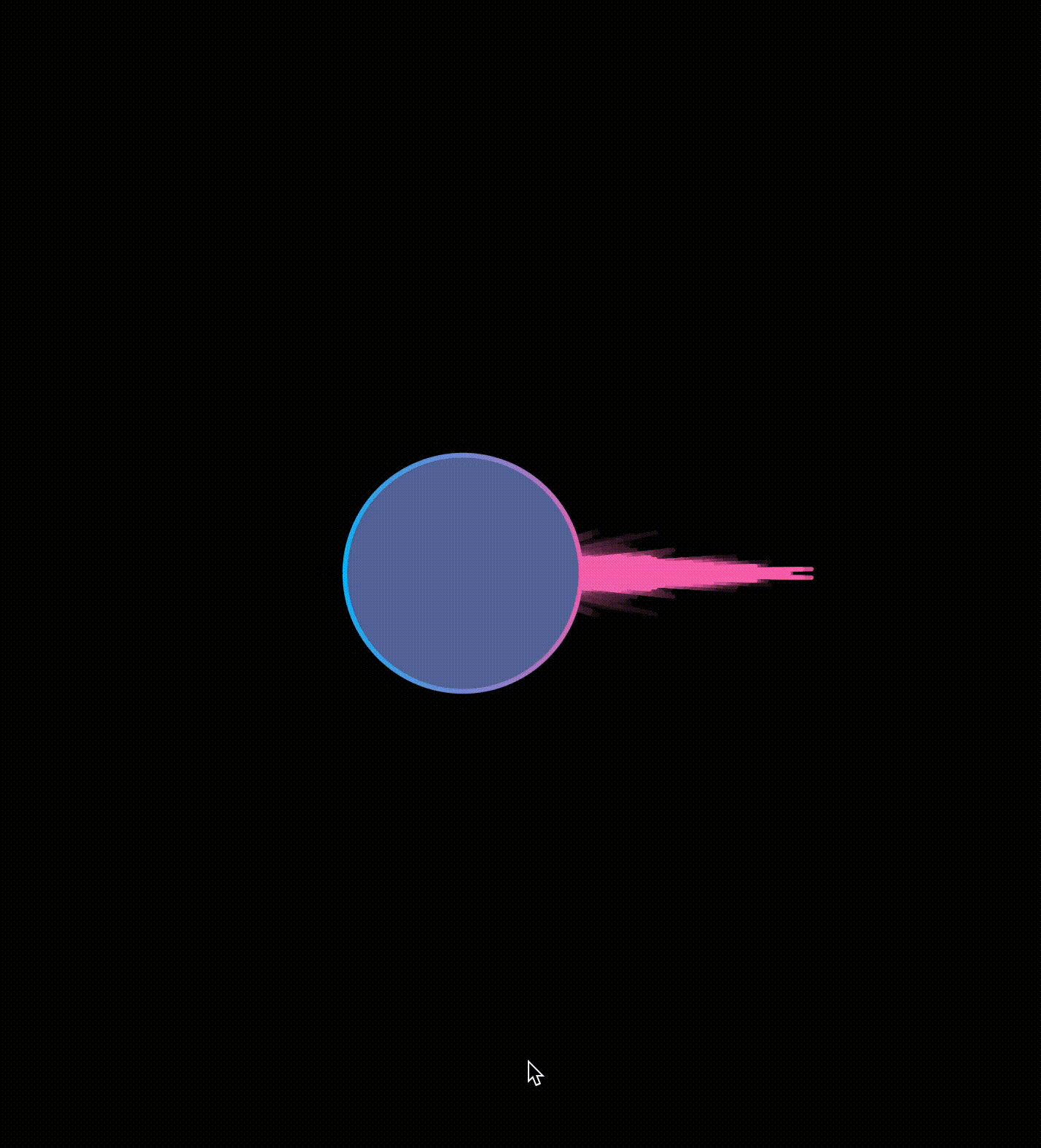 Sound-triggered “moving planet” to increase firepower.