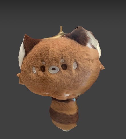 This is a demonstration of the process of scanning a 3d model.