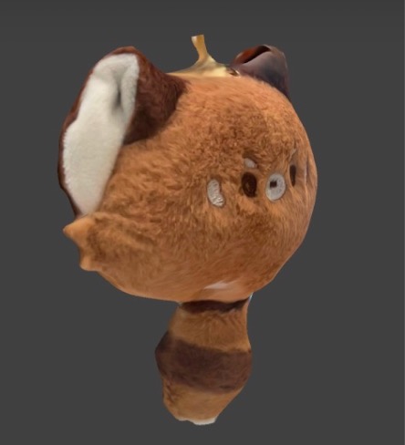 This is a demonstration of the process of scanning a 3d model.